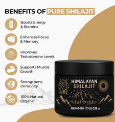 Pure Himalayan Shilajit benefits