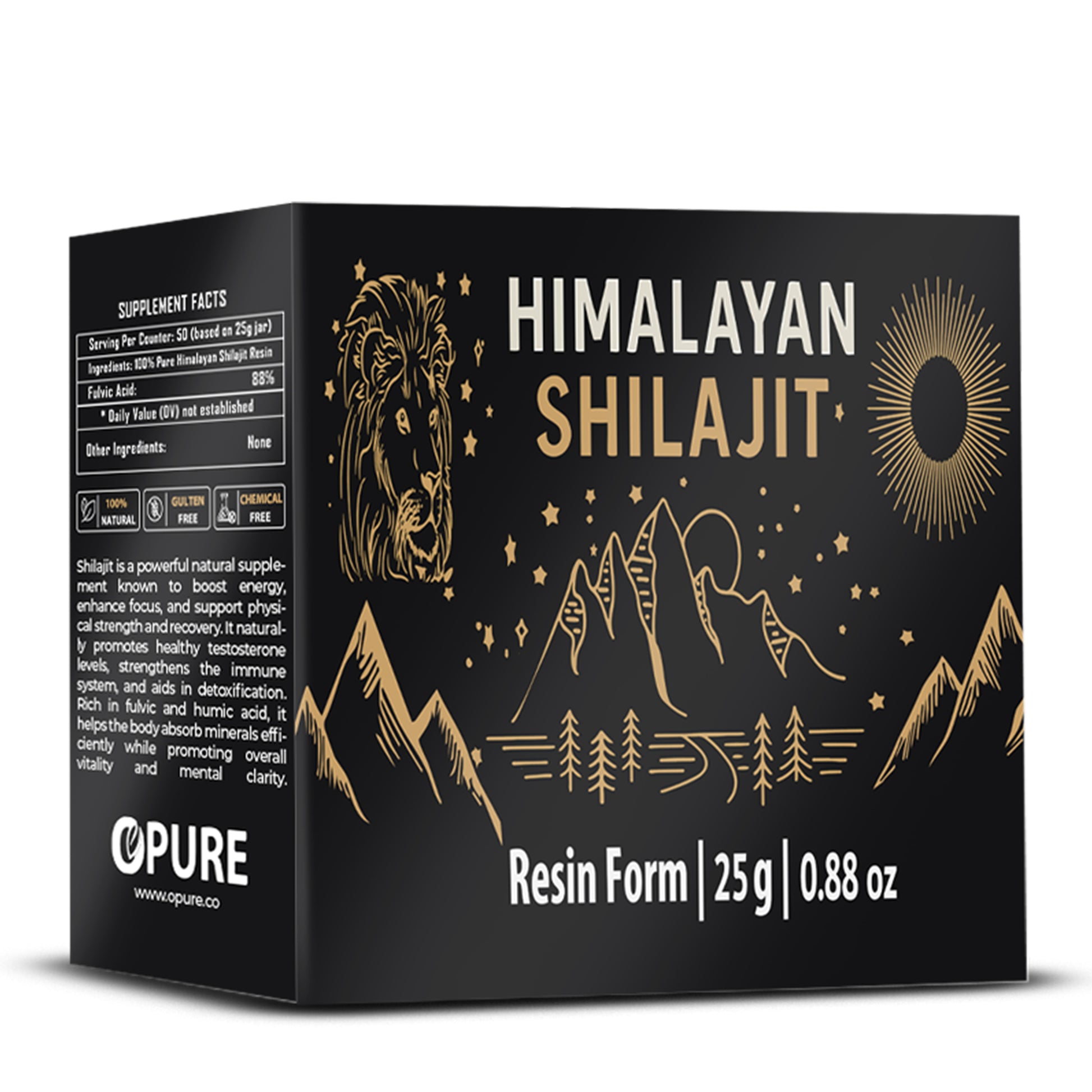 Pure Himalayan Shilajit Resin Free Spoon!