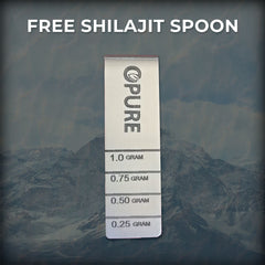 100% Pure Himalayan Shilajit Resin with free Spoon | 30-Day Money-Back Guarantee | 100% Natural | Limited Time 20% Off Discount Offer | Free Shipping