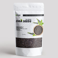 Chia Seeds 250g | Export Quality | Rich Omega 3 | Good Source of Fiber & Protein | Great with Shakes, Smoothies & Oatmeal | 500 Grams