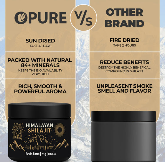 Pure Himalayan Shilajit Resin Free Spoon!