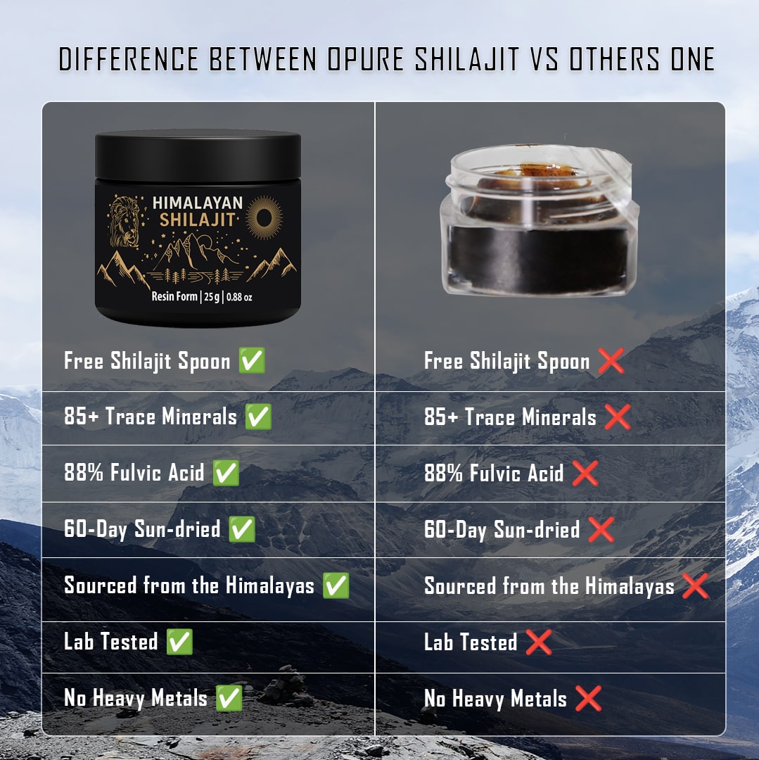 Difference Between Pure Shilajit and Others