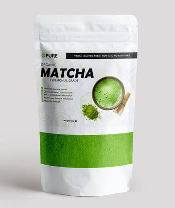 Opure Premium Japanese Matcha Powder – Ceremonial Grade
