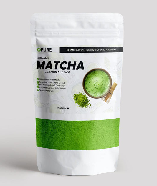 Opure Premium Japanese Matcha Powder – Ceremonial Grade