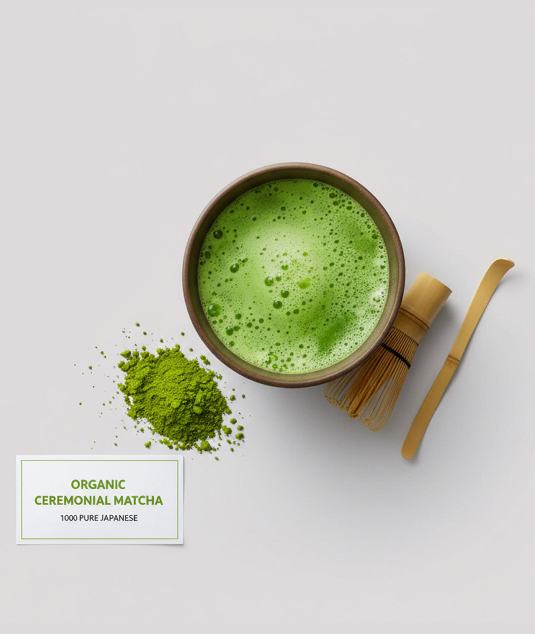 Opure Premium Japanese Matcha Powder – Ceremonial Grade