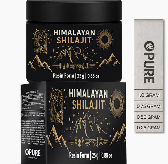 Pure Himalayan Shilajit Resin Free Spoon!