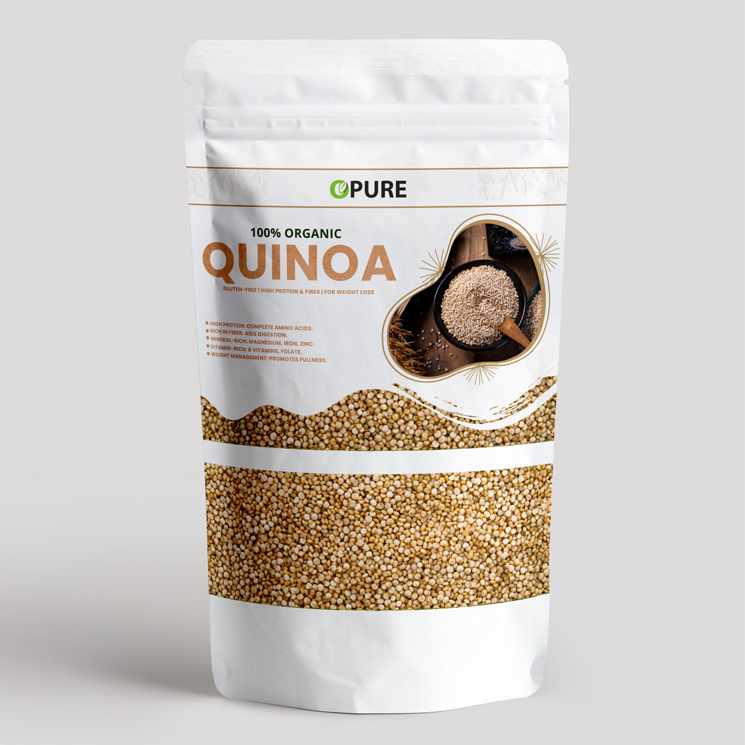 Opure Organic Quinoa 250g – 100% Organic, Nutrient-Rich Super Grain for a Healthy Lifestyle