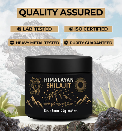 Pure Himalayan Shilajit Resin Free Spoon!