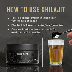 100% Pure Himalayan Shilajit Resin with free Spoon | 30-Day Money-Back Guarantee | 100% Natural | Limited Time 20% Off Discount Offer | Free Shipping